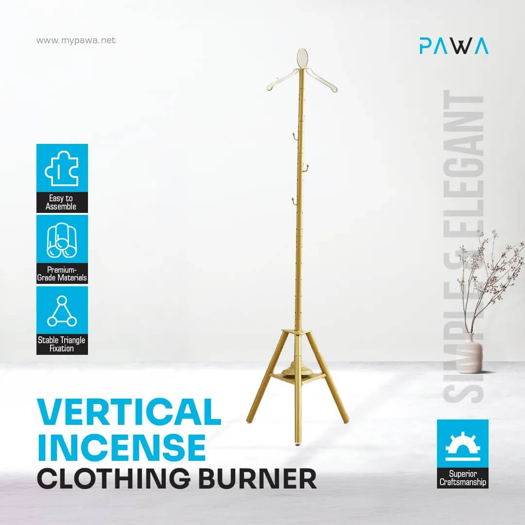 علاقة ملابس بخارية ذكية  مزيلة التجاعيد ومعطرة بارتفاع 186 سم مع قاعدة ثلاثية القوائم وتصميم مدمج للبخو