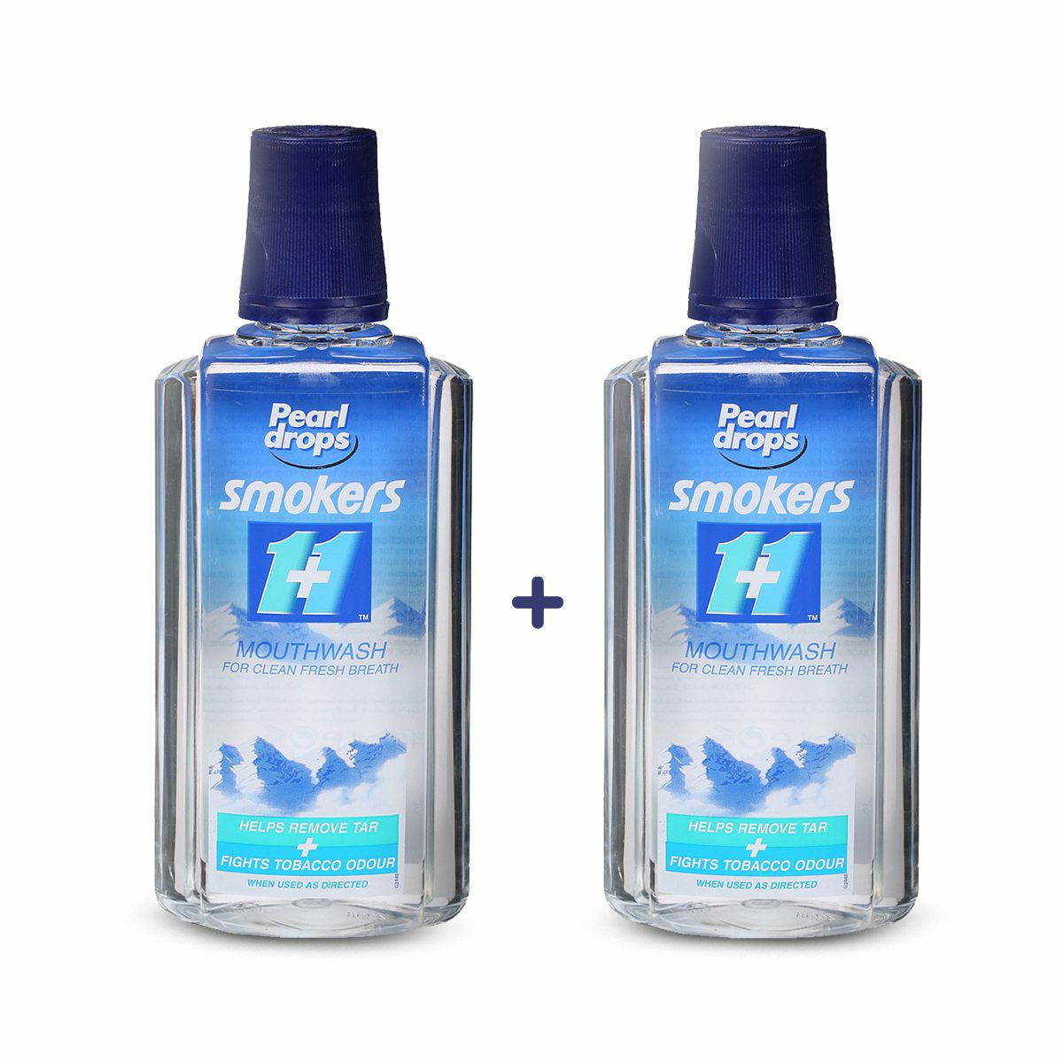 سائل غسول الفم للمدخنين 2 قطع 400 مل pearl drops